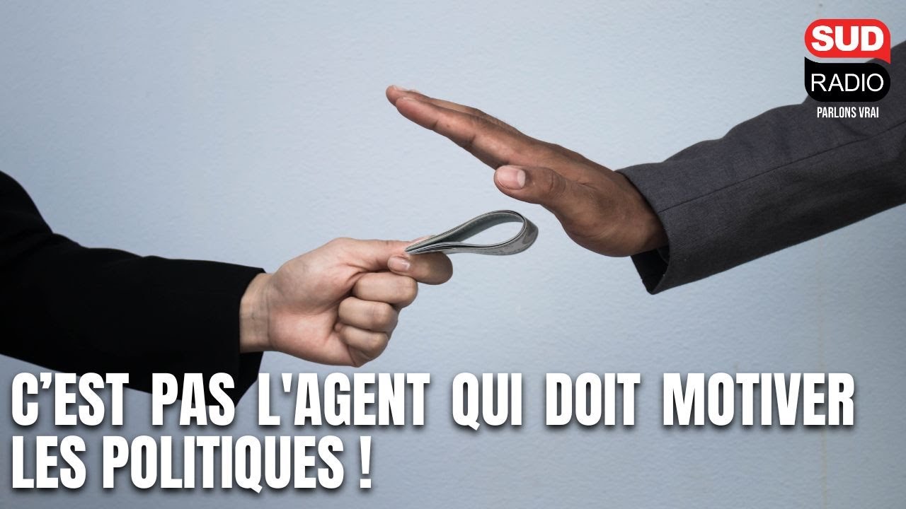 Ce n'est pas l'argent qui doit motiver les politiques !