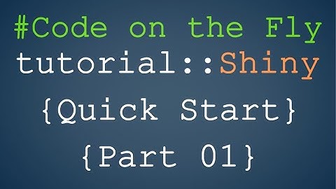 R shiny app build | Quick Start (part 01) [Continuous coding tutorial]