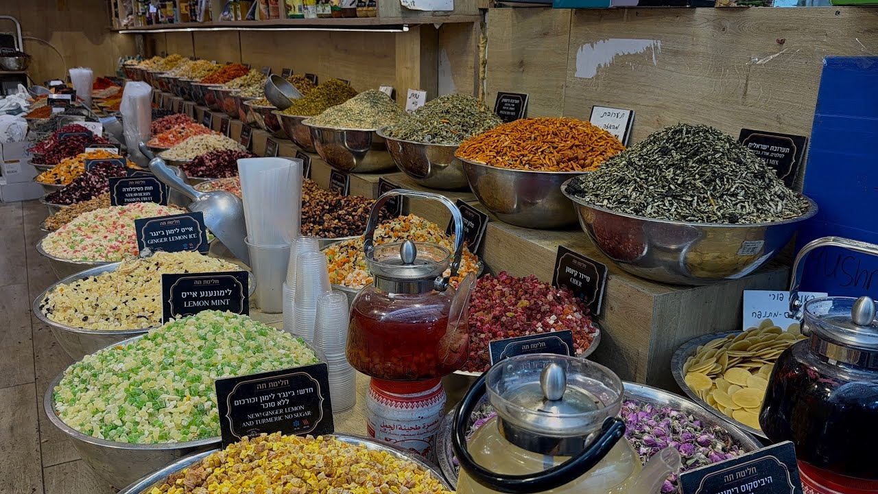 Today in Jerusalem Mahane Yehuda Market 🇮🇱 People are out, the market is open, and life continues. 