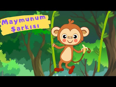Maymun Şarkısı - Eğlenceli Bebek ve Çocuk Şarkısı - Maymun Çizgi Film