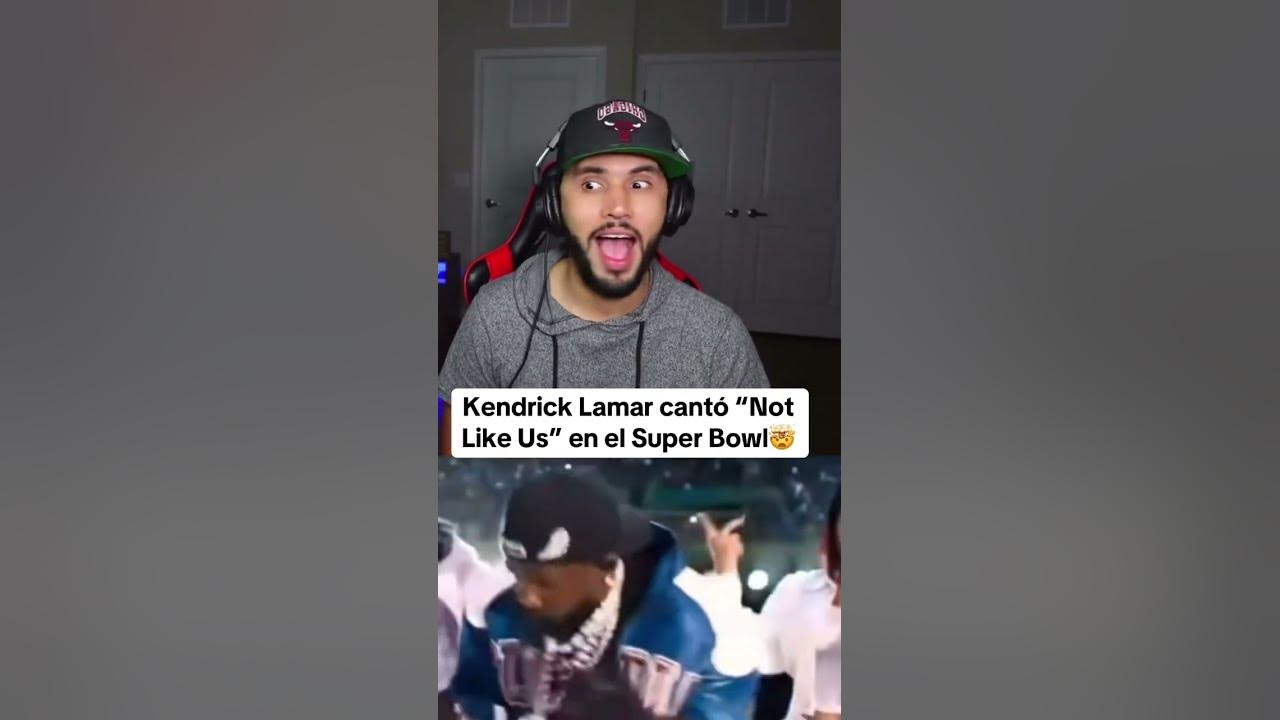 Kendrick Lamar canta Not Like Us en el super bowl #kendricklamar #superbowl