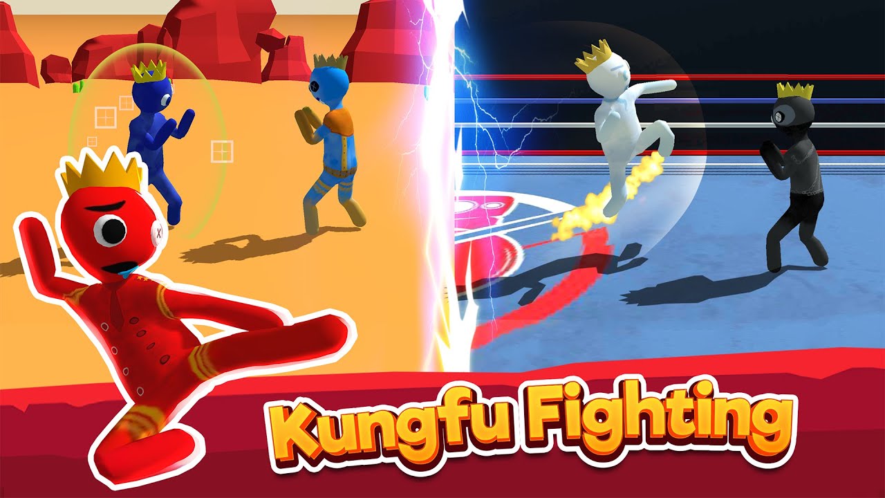 Rainbow Friends Kungfu Attack MOD APK cover