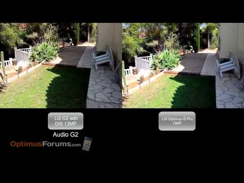 LG G2 F320 1080p OIS video test VS Optimus G 1080p test without OIS