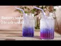 Butterfly pea soda /HERB Soda  色が変わる！？バタフライピーソーダ！