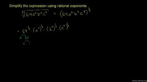 More Rational Exponents and Exponent Laws