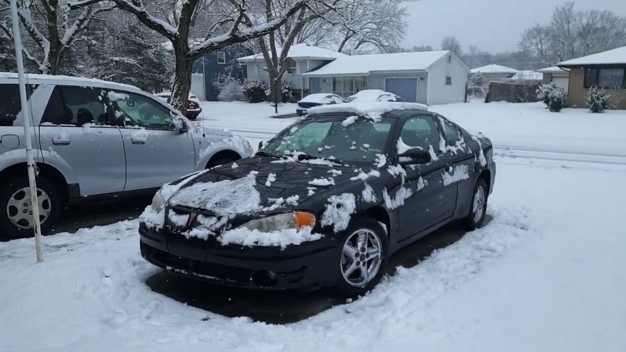 Snow on the Ground here in Snowy South Bend,Indiana. 1st time since Last month December 23rd❄Enjoy😉🌨