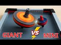 LEGO Battle: Giant vs Mini LEGO Beyblade – Which Spins Faster? | LEGO Smart
