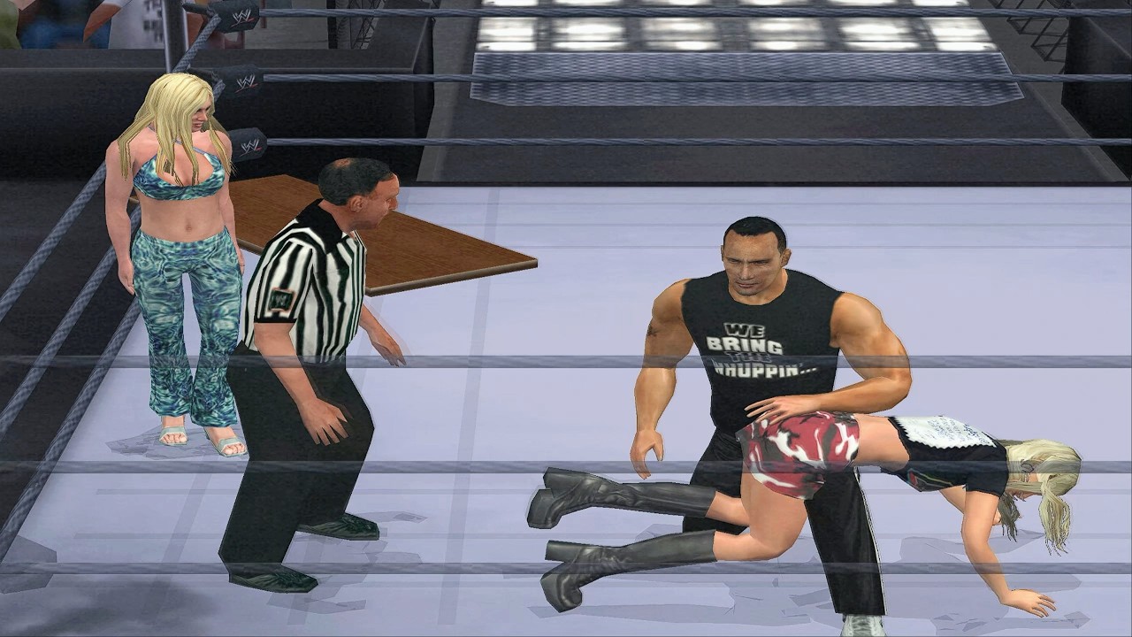 The Rock Stacy Torrie | Judgment Day | TLC Match | No Rules | Intergender | WWE SD! Shut Your Mouth