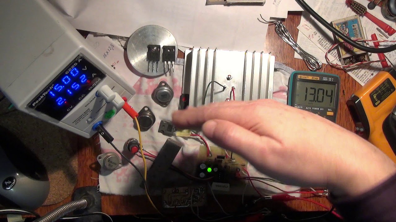 Линейный, Лабораторный Блок Питания 0-45 Вольт,10 Ампер. Фильм 2.