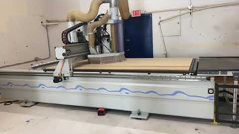 Weeke Optimat BHP008/Vantech 510 3-Axis CNC Router w/Out-feed Conveyor (2015)
