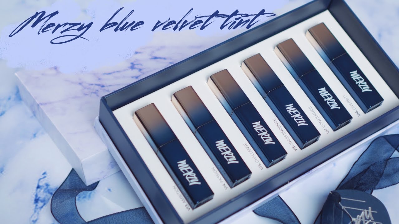 [SWATCH + REVIEW] MERZY BLUE VELVET TINT SEASON 3 | CÂY SON ĐẶC BIỆT ...