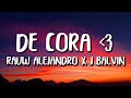 Rauw Alejandro x J Balvin - De Cora (Letra/Lyrics)