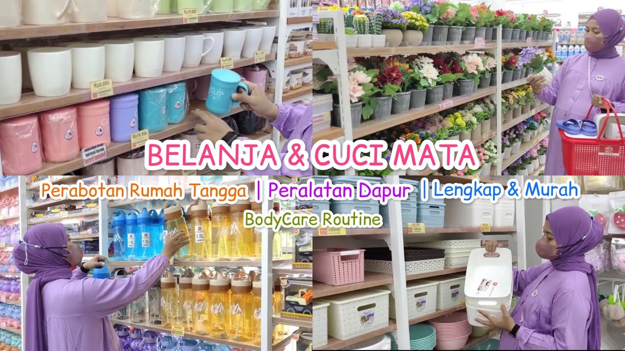 BELANJA & CUCI MATA PERINTILAN DAPUR RUMAH TANGGA DI NICE SO | LENGKAP & MURAH BGT | BodyCare Rutin