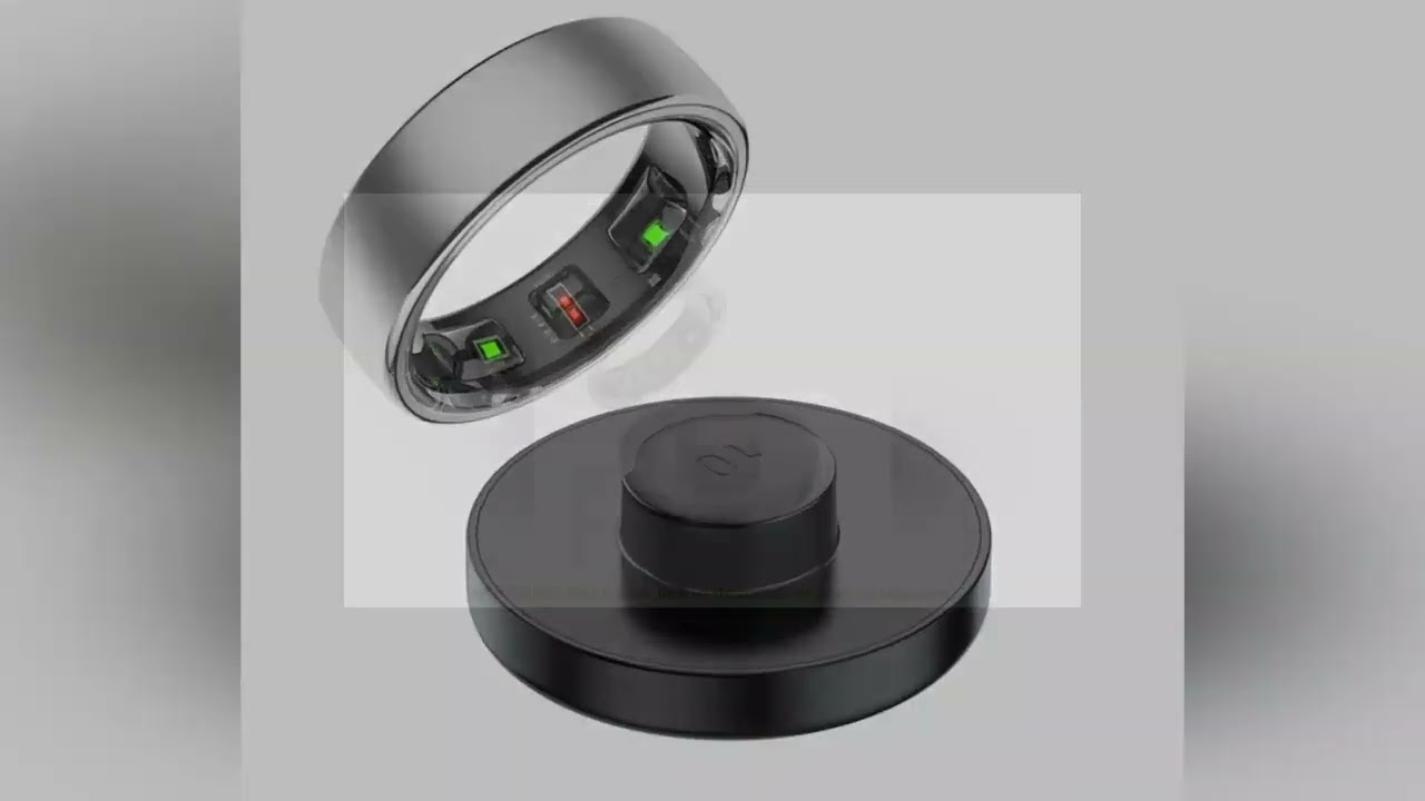 R10 Smart Ring For Men Women with Wireless Charging,SkinTemperature Health and Sleep Monitor,Multi-s