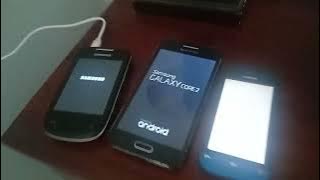 Nokia C5-03 and Samsung Galaxy Mini And Core 2 startup and shutdown