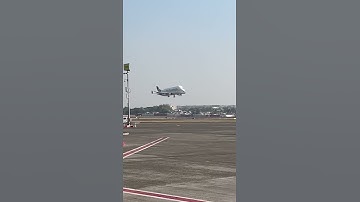 Airbus Beluga Landing at Mumbai Airport#Shorts