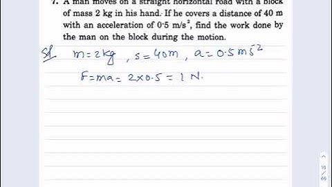 Q 7 HC Verma Solutions | Chapter 8: Work & Energy | Exercise Question 7