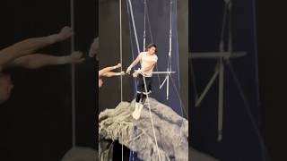 How Beautiful And Powerful It Looksthis Is A Huge Amount Of Work aerial gym circus flip