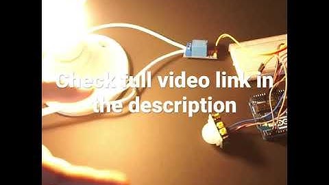 PIR motion sensor light using Arduino #shorts