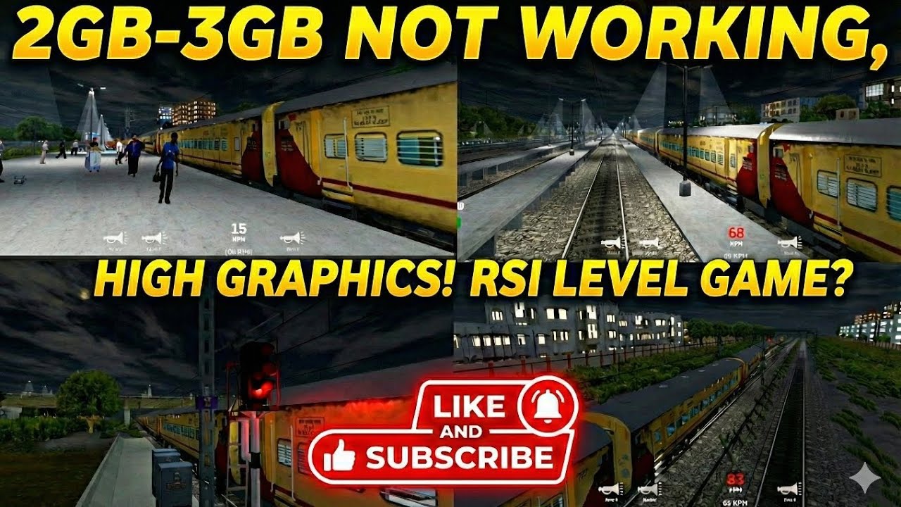 2GB-3GB Not Working ❌ High Graphics RSI Level Game 🔥