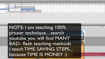 Flash CS5 Animation & Actionscript 2 power user tips tutorial part 4