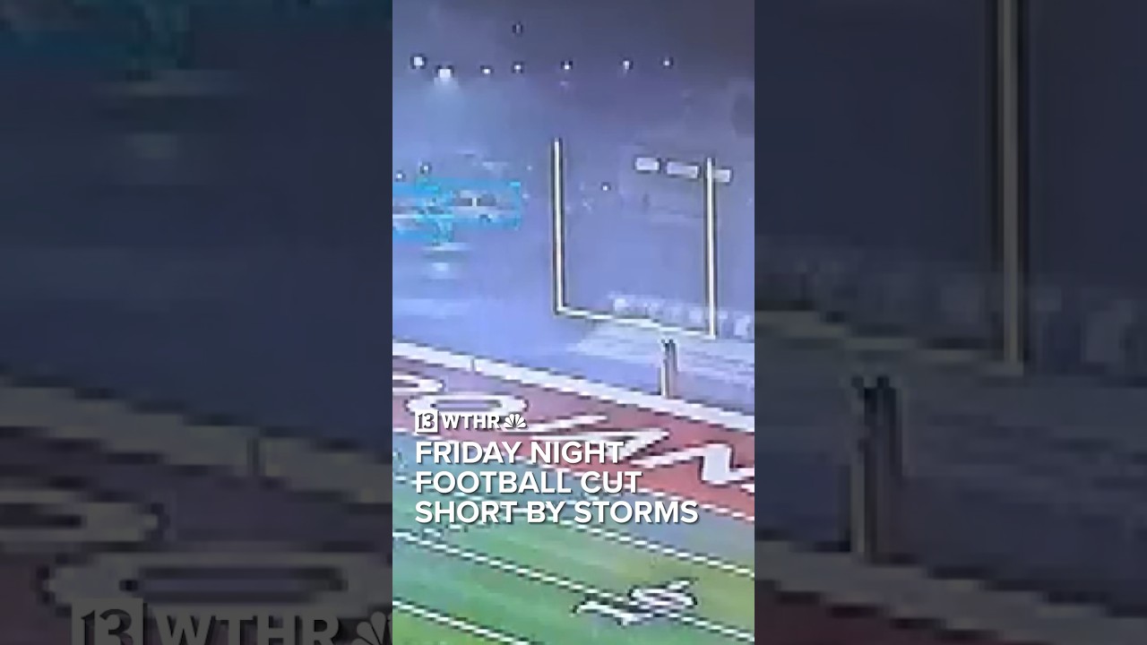 Center Grove football field storm damage