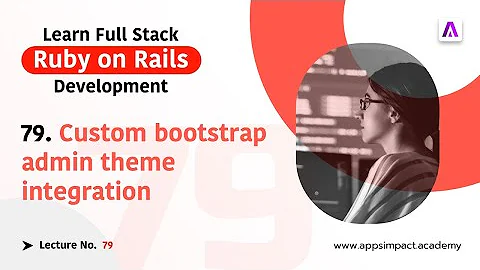 Bootstrap Admin theme Integration in Rails