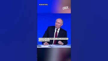 Marriage Proposal At Putin’s Presser! Russian Prez Shocked As Journo Interrupts PC