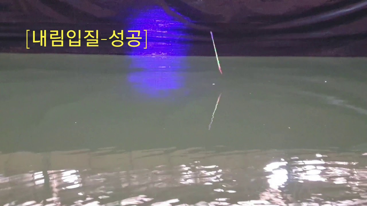 겨울철 예민한 입질을 잡아내기 위한 저부력 사선낚시(3)-챔질시기