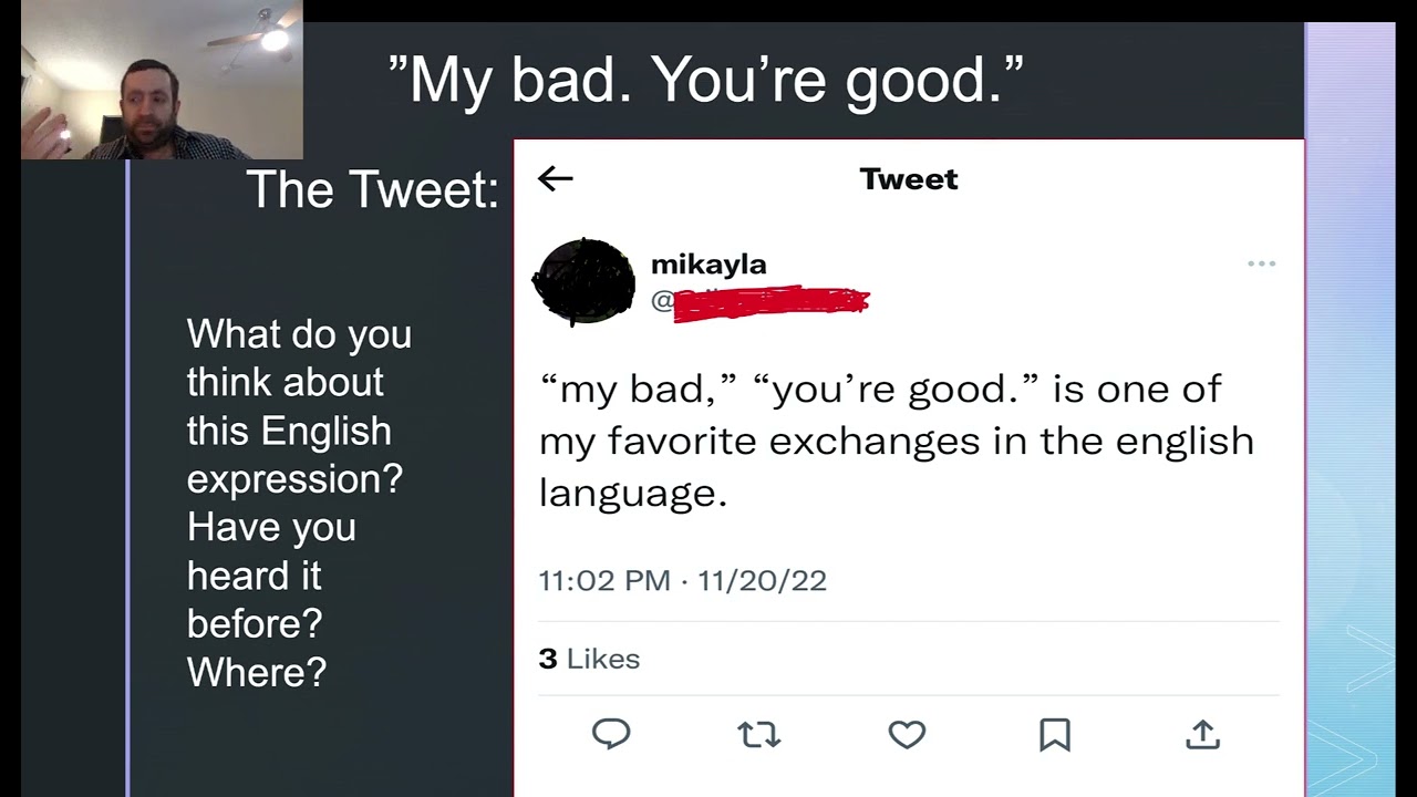 English Expressions - 'What's In A Tweet #1'