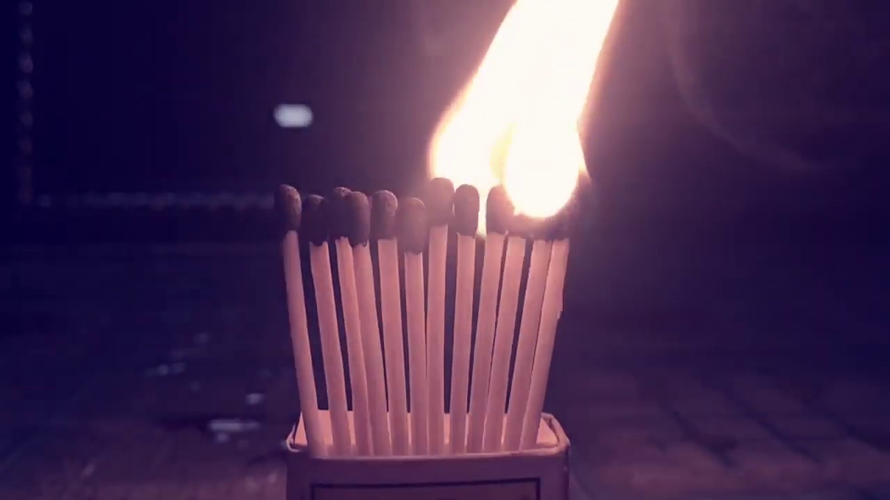 Slow Motion Match Burning YouTube