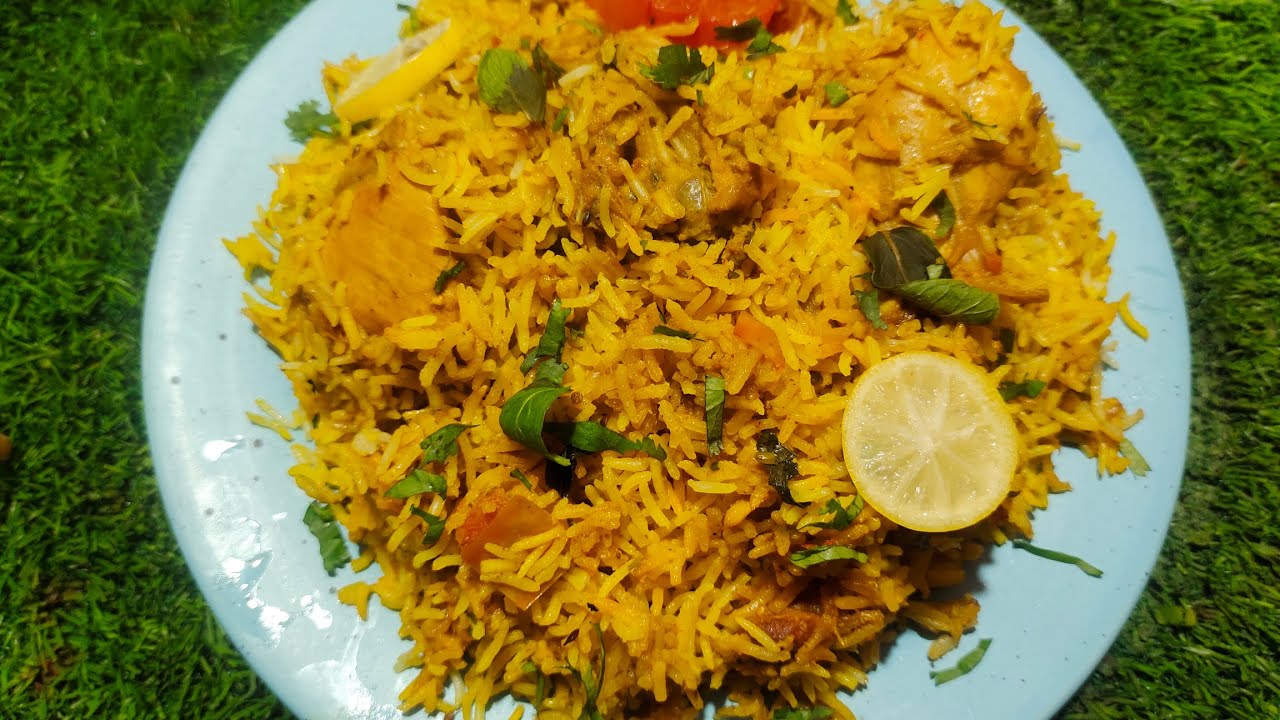 Zero Oil Chicken  Biryani Recipe.Wieghtloss Friendly Biryani Recipe.