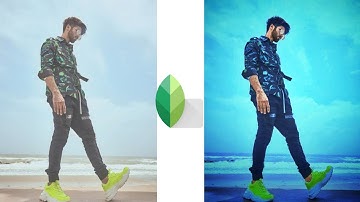 Snapseed edit tricks | Blue light effect |