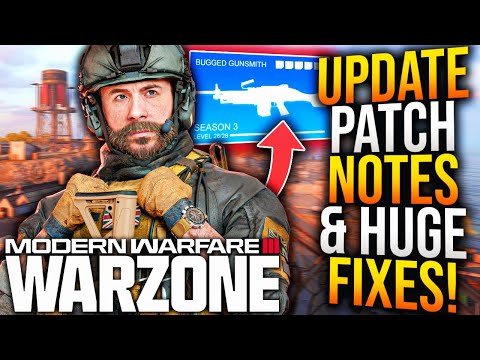 WARZONE: New EMERGENCY UPDATE PATCH NOTES Revealed! Game Breaking Bug Fixes, New Changes, & More!