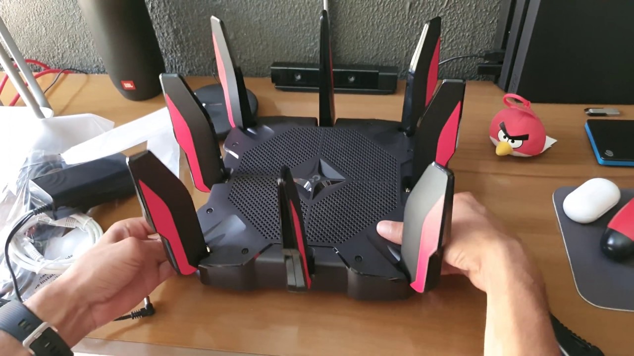 AC5400 MU MIMO Tri Band Gaming Router Archer C5400X TP Link Unboxing 
