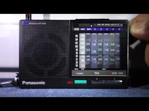 Panasonic RF B10 Multi Band Pocket Radio Receiver. MW test.. - YouTube