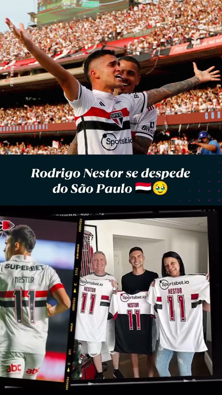 FIM DE UMA ERA NO SÃO PAULO! ? NESTOR SE DESPEDE DO TRICOLOR PAULISTA #shorts