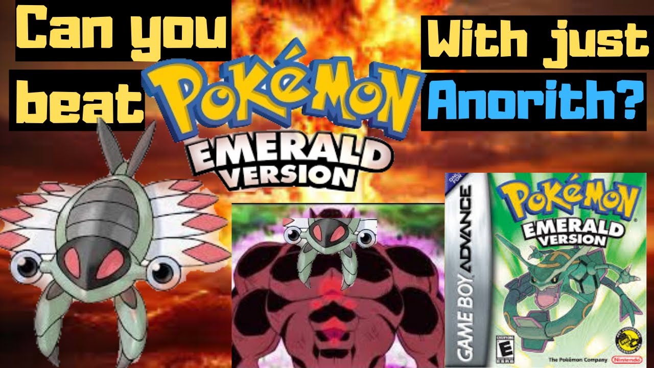 The power! Can you beat Pokemon Emerald with just an Anorith? (No item challenge)