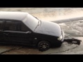 Авто провалился после дождя в Челябинске (18+)