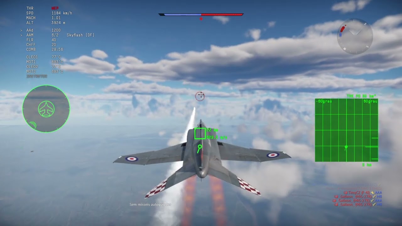 War Thunder Radar Issues Of Missile Youtube 