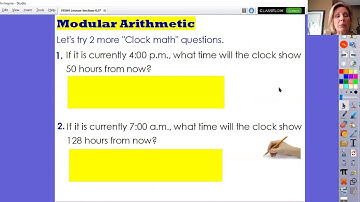A little introduction to modular arithmetic Video 1 of 2