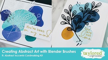 Abstract Art for Cards | In the Abstract | Taylored Expressions | Joy Baldwin