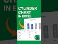 Excel Chart Hack: Create a 3D Cylinder Chart in Seconds! #ExcelShorts #cylinder #chart #exceltricks
