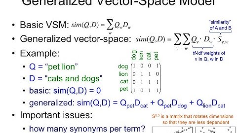 IR4.17 Generalizsed vector space model