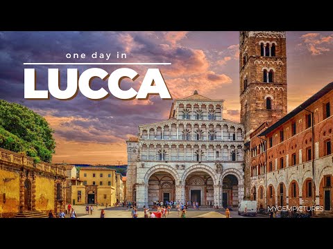 LUCCA’DA BİR GÜN (İTALYA) | 4K UHD | Güzel ve tarihi bir eski şehir