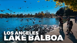 Balboa Lake: Walking in Los Angeles 4K ASMR