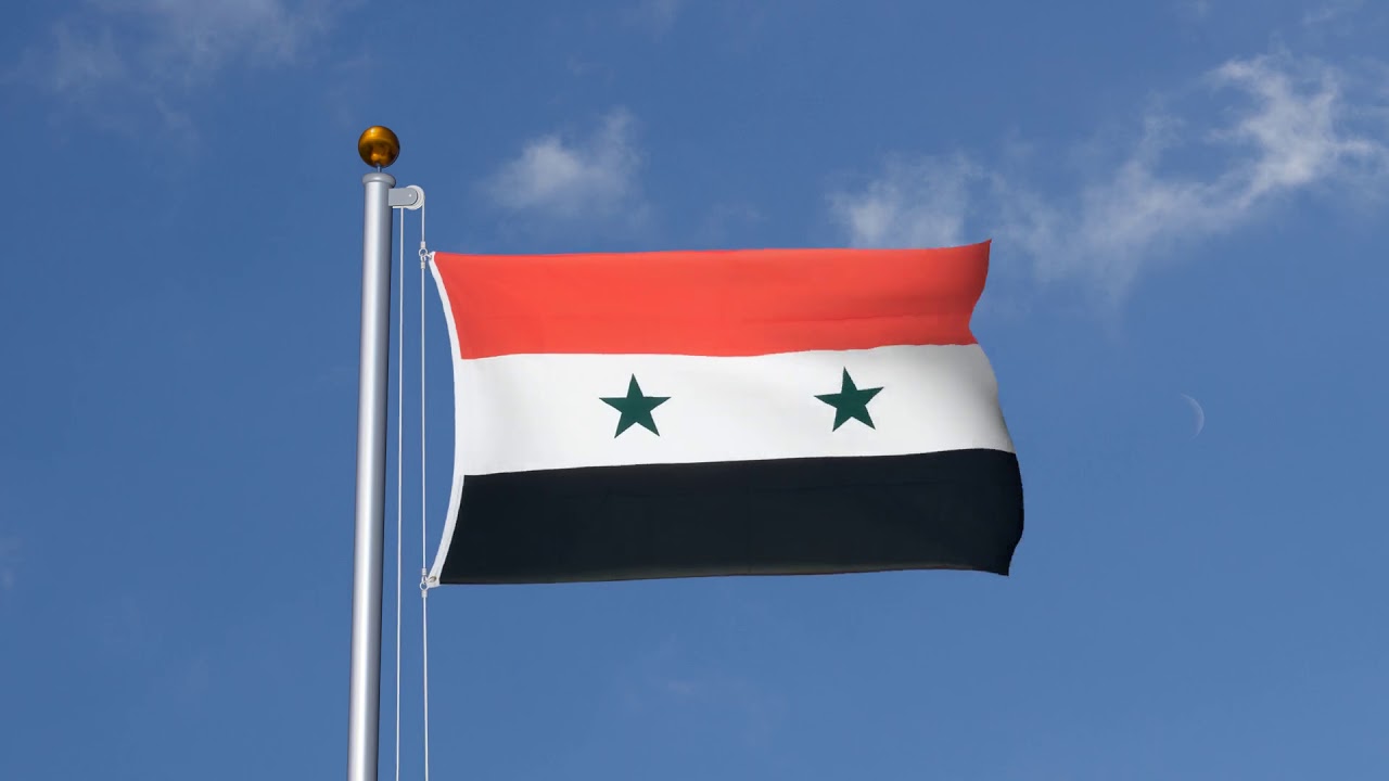 Blechschild 30x40 Syrien Flagge Länder National Fahne Asien Wand