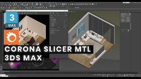 How to use corona slicer MTL | 3ds max tutorial