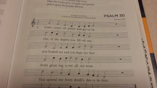 Psalm 30 Verse 1 For Memory Work Canref Bop