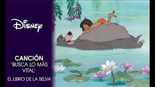 El Libro de la Selva: Canción 'Busca lo más vital' | Disney Oficial